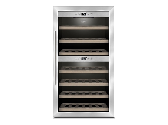 Picture of Caso | Wine cooler | WineComfort 660 Smart | Energy efficiency class G | Free standing | Bottles capacity 66 | Stainless steel/Black