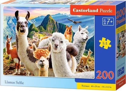 Picture of Castorland Puzzle 200 Llamas Selfie CASTOR
