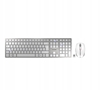 Picture of Cherry DW 9100 SLIM keyboard Mouse included Universal RF Wireless + Bluetooth QWERTY UK English Silver