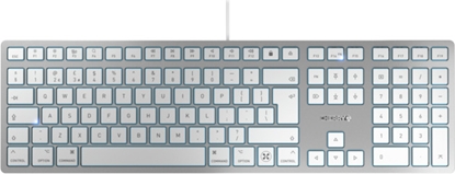 Attēls no Cherry KC 6000C FOR MAC keyboard Universal USB QWERTY English Silver