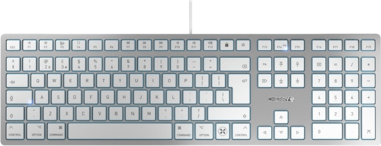 Picture of Cherry KC 6000C FOR MAC keyboard Universal USB QWERTY English Silver