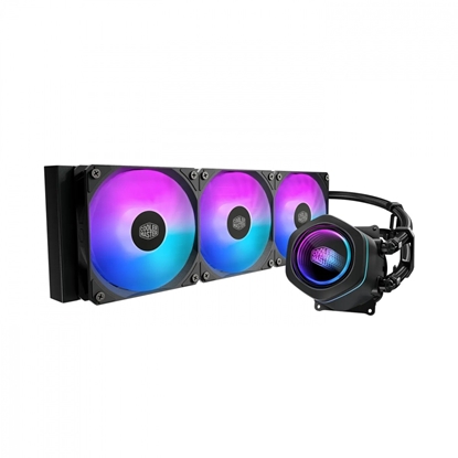 Attēls no Chłodzenie wodne CPU MasterLiquid Core Nex Digital 360 ARGB czarne