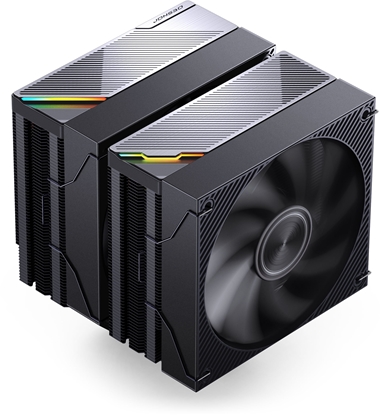 Attēls no Chodzenie CPU Jonsbo CA90 chodzenie CPU, Dual-Tower, 1 x 130mm / 1 x 120mm, PWM, ARGB - czarny