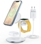 Изображение Choetech T585-F 3in1 inductive charging station iPhone, AirPods Pro, Apple Watch with Adapter White