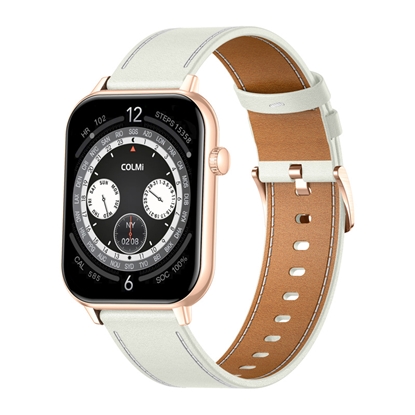 Изображение COLMI C28 Smartwatch in Gold with a White Leather 