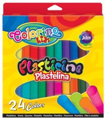 Изображение Colorino Plastelina 20 kolorów + 2 neonowe + srebrna i zota