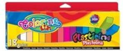 Изображение Colorino Plastelina kwadratowa 18 kolorów