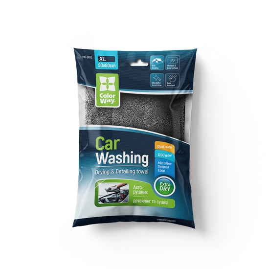 Изображение ColorWay | CW-5612 | Microfiber Car Universal Extra Dry