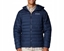 Picture of Columbia Columbia Powder Lite II Hooded Jacket 2086944464 Granatowe L