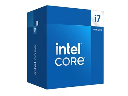 Attēls no CPU|INTEL|Desktop|Intel Core i7|i7-14700F|Raptor Lake|2100 MHz|Cores 20|33MB|Socket LGA1700|65 Watts|BOX|BX8071514700FSRN3Z