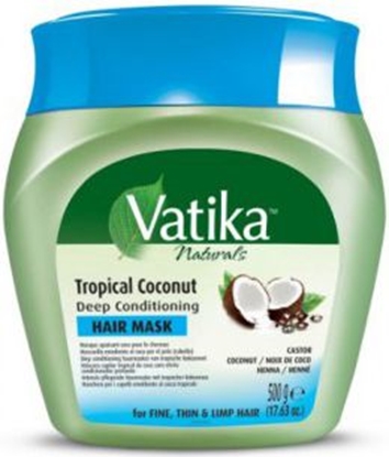Изображение Dabur Maska do osabionych wosów Vatika z tropikalnym kokosem 500g