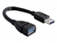 Изображение Delock Extension cable USB 3.0 A-A 15 cm male / female  black
