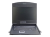 Picture of Digitus 19\" LCD KVM Console, 16-Port VGA, german Keyboard