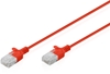 Picture of Digitus CAT 6 U-UTP Slim patch cable, 3 m, red