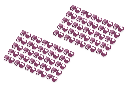 Изображение Digitus Color clips for Patch cable - Magenta