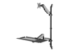 Picture of Digitus Flexible wall-mounted Stand/Sit workstation, single monitor