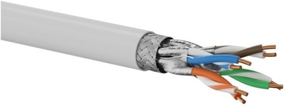 Picture of Digitus Kabel S/FTP kat.6A, sieciowy, skrtka, LSOH, Dca 4x2x23 AWG, 10Gb/s, gwarancja 10 lat, szary, 500m - (KIS6ALSOH500DQ)