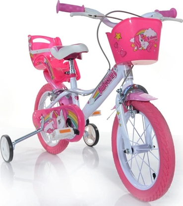 Attēls no Dino bikes Rower dziecicy Unicorn, róowy, 14"
