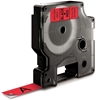 Изображение Dymo D1 12mm Black/Red  labels 45017