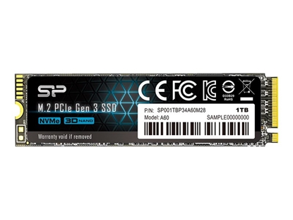 Attēls no Dysk SSD P34A60 1TB PCIE M.2 NVMe 2200/1600 MB/s
