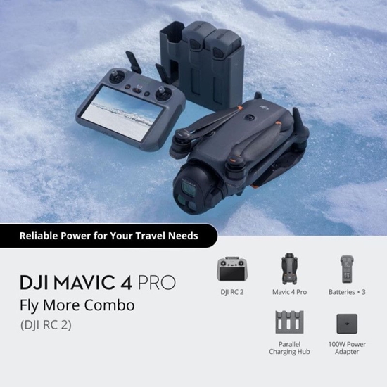 Picture of DJI DJI Drone Mavic 4 Pro Fly More Combo (DJI RC 2)