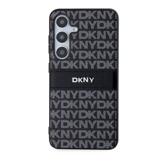 Изображение DKNY PC/TPU Repeat Pattern Tonal Stripe Case for Samsung Galaxy S24 / black
