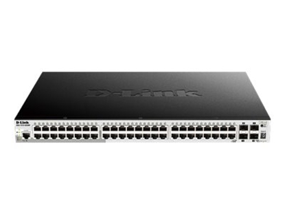 Изображение D-LINK DGS-1510-52XMP, Managed L2+ Gigabit Switch with 48 Ports 10/100/1000Base-T + 4 10GBase-X SFP+ ports | D-Link