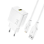 Attēls no Dudao A23LEU 2.4A GaN EU USB-A Wall Charger with U