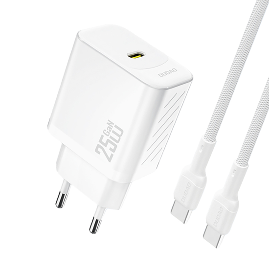 Picture of Dudao A27CEU PD 25W GaN SB-C Wall Charger with USB