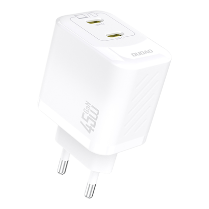 Picture of Dudao A28PEU PD 45W GaN 2xUSB Wall Charger - White