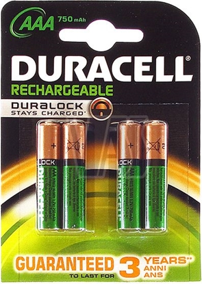 Изображение Duracell Akumulator Basic AAA / R03 800mAh 4 szt.