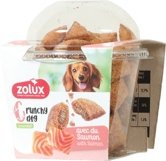 Изображение Duvo+ ZOLUX Ciasteczka dla psów CRUNCHY DOG z ososiem 75g