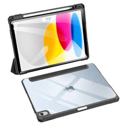 Изображение Dux Ducis Toby case for iPad 10.9'' 2022 (10 gen.) cover with space Pencil stylus smart cover stand Black