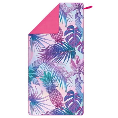 Attēls no DVIELIS NCR14 PINEAPPLE MICROFIBRE TOWEL 160x80 cm NILS CAMP