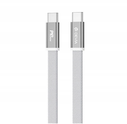 Attēls no Eaton Devia Kabel Ultra3 USB-C PD 240 W, paski, 1,5 m, biay