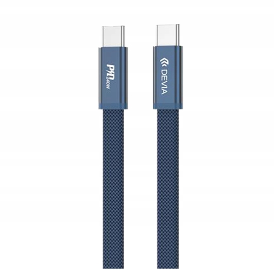 Picture of Eaton Devia Kabel Ultra3 USB-C PD 240 W, paski, 1,5 m, niebieski