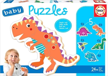 Изображение Educa Puzzle 3-5 Dinozaury G3