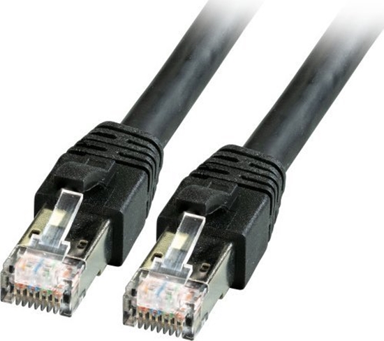 Изображение EFB EFB RJ45 Patchkabel S/FTP, Cat.8.1,BC, LSZH, 5m, schwarz