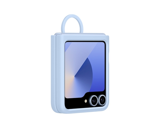 Picture of EF-PF741TLE Samsung Silicone Cover with Ring for Samsung Galaxy Z Flip 6/7 FE / blue