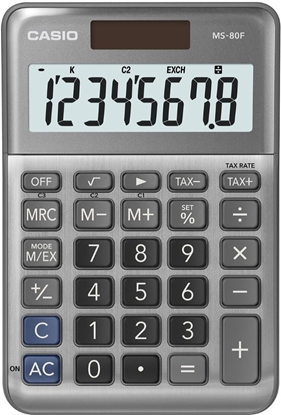 Picture of Elektroniskais kalkulators CASIO MS-80F, metāla priekšējā plāksne