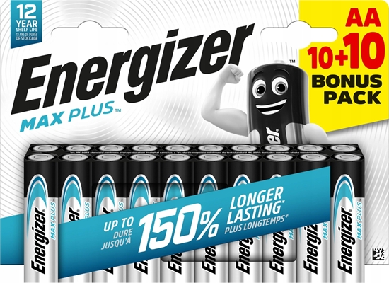 Picture of Energizer Max Plus LR6 AA elementy, 20 vnt.