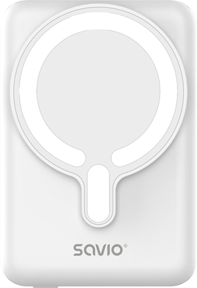 Изображение Enerģijas krātuve SAVIO Power Bank Magnetic 10000mAh 20W White