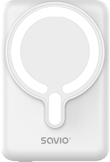 Picture of Enerģijas krātuve SAVIO Power Bank Magnetic 10000mAh 20W White