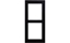 Attēls no ENTRY PANEL 2 MODULE SURF./FRAME BK IP VERSO 9155022B 2N
