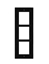 Attēls no ENTRY PANEL 3MOD. FLUSH FRAME/BLACK/ IP VERSO 9155013B 2N