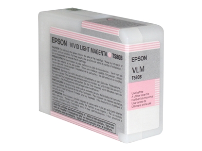 Изображение Epson ink cartridge vivid light magenta T 580 80 ml       T 580B