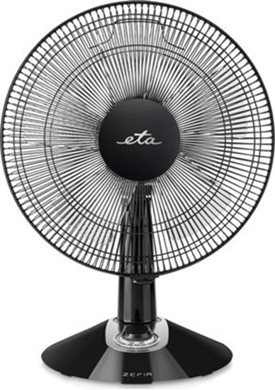 Picture of ETA | Zefir ETA160790010 | Table Fan | 45 W | Diameter 30 cm | Number of speeds 3 | Oscillation | Black