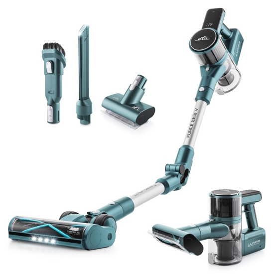 Picture of ETA Vacuum Cleaner | ETA423890000 Lunar | Cordless operating | Handstick | 400 W | 28.8 V | Operating time (max) 50 min | Blue/Green