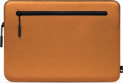 Attēls no Etui Incase Compact Sleeve with Flight Nylon with Incase Zip Tag for MacBook Pro (13" 2022-2012) & MacBook Air (13" 2022-2018) - Cognac Amber