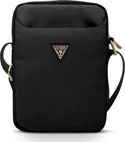 Изображение Guess GUTB10NTMLBK Nylon Triangle Logo Bag 10" / black